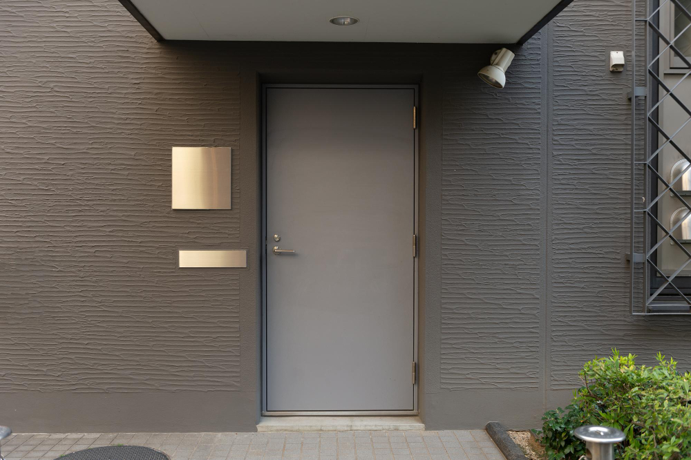 Green Bay Solid Steel Front Door